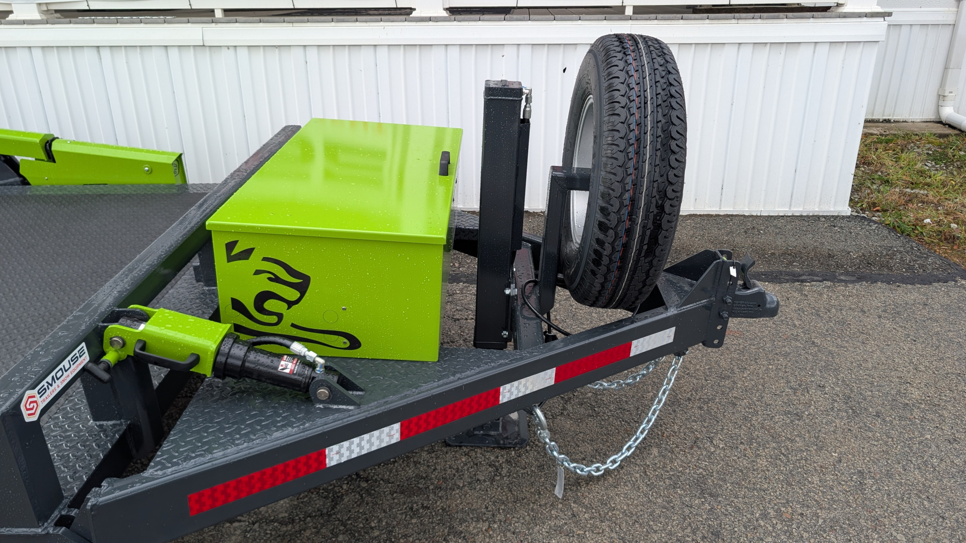 New 2026 "FlatTrak" by Belmont 7x14 HD Lay Flat Tilt Equipment Hauler w/ Hyd Jack!!!