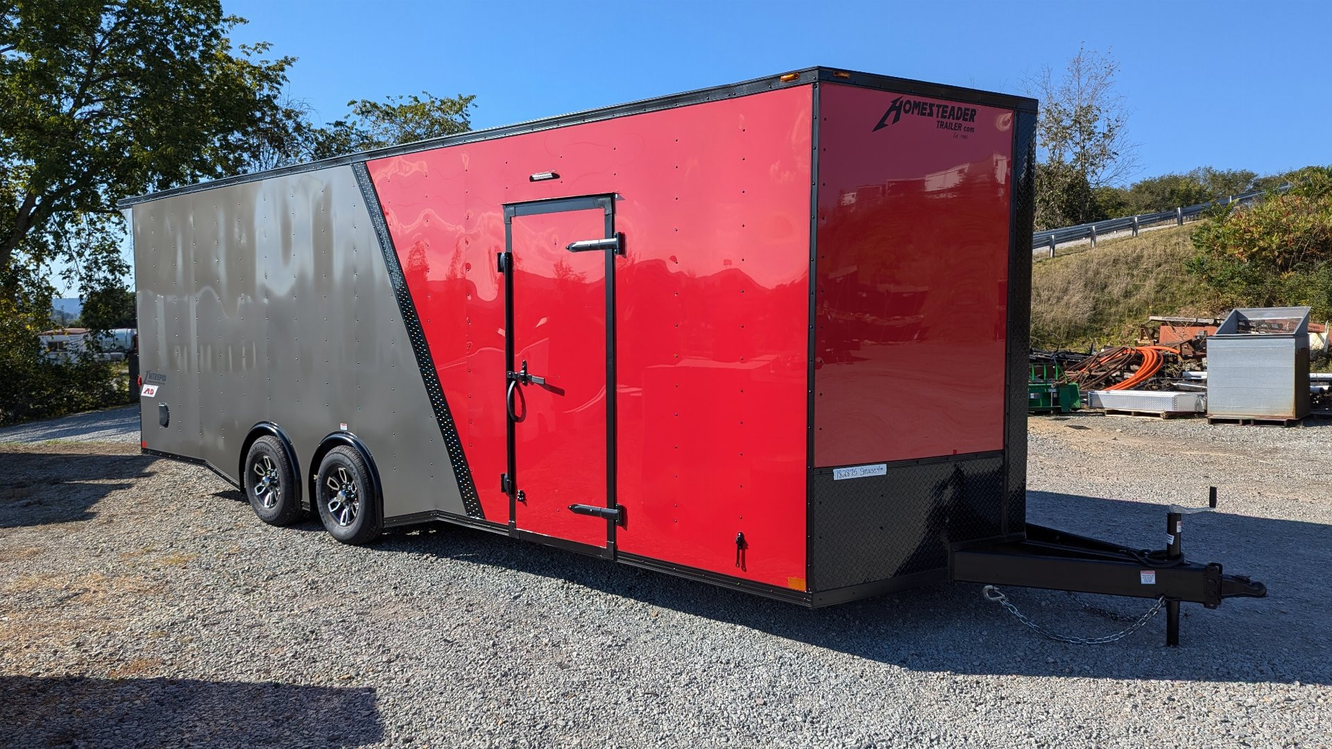 New 2025 Homesteader 8.5 x 24 HD SERIES Intrepid Car Hauler w/ Ramp (84" Inside)