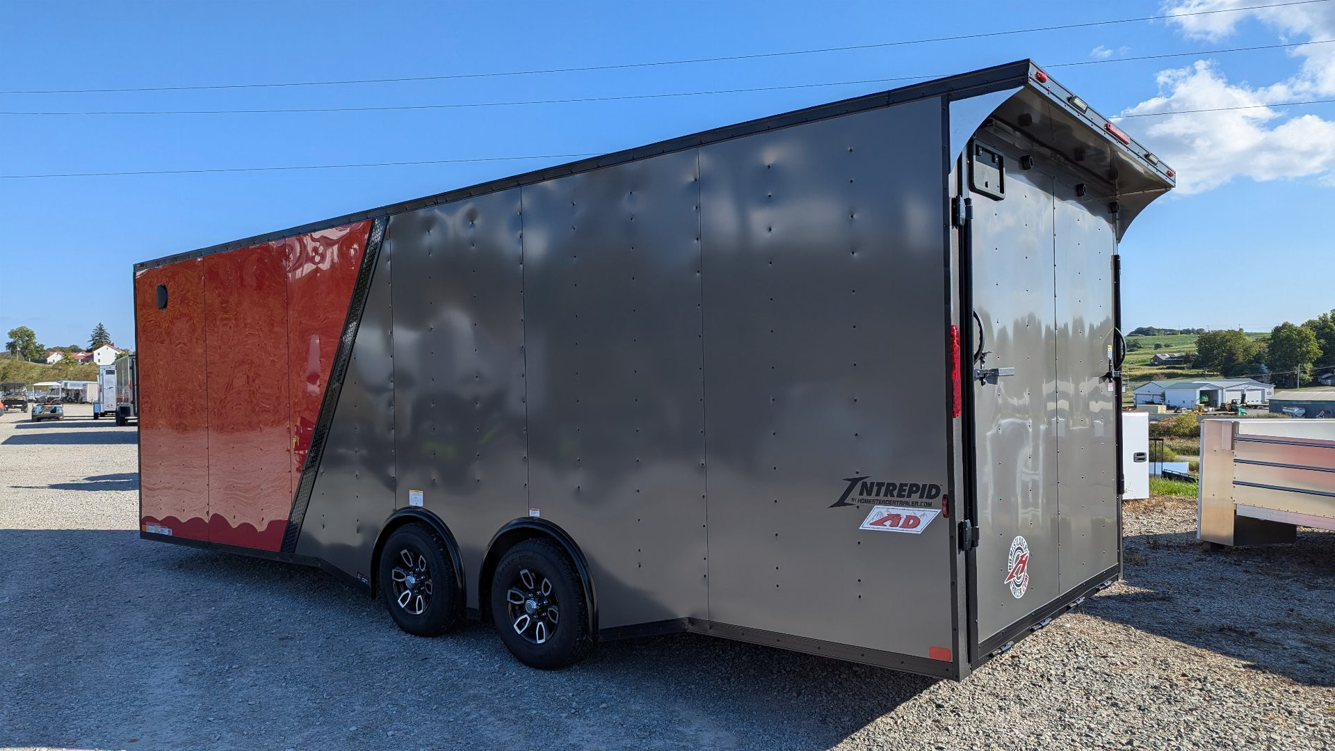 New 2025 Homesteader 8.5 x 24 HD SERIES Intrepid Car Hauler w/ Ramp (84" Inside)