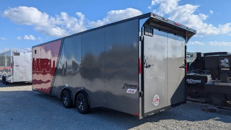 New 2025 Homesteader 8.5 x 24 HD SERIES Intrepid Car Hauler w/ Ramp (84" Inside)