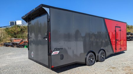 New 2025 Homesteader 8.5 x 24 HD SERIES Intrepid Car Hauler w/ Ramp (84" Inside)