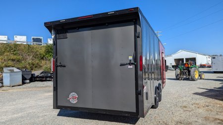 New 2025 Homesteader 8.5 x 24 HD SERIES Intrepid Car Hauler w/ Ramp (84" Inside)