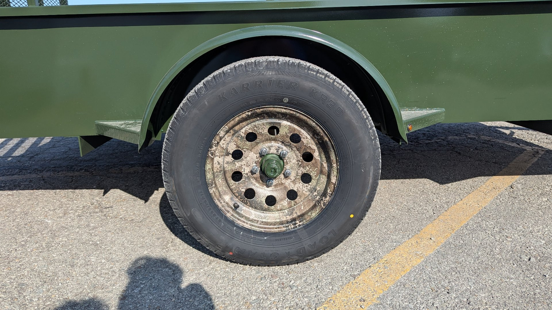 New 2024 Belmont 6x12 Solid Side Utility Trailer w/ Lay Flat Gate ***CAMO WHEELS*** (2024!!! LEFTOVER PRICING!!!)