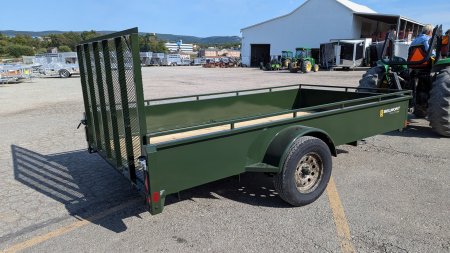 New 2024 Belmont 6x12 Solid Side Utility Trailer w/ Lay Flat Gate ***CAMO WHEELS*** (2024!!! LEFTOVER PRICING!!!)