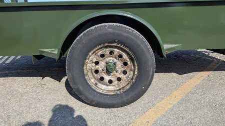 New 2024 Belmont 6x12 Solid Side Utility Trailer w/ Lay Flat Gate ***CAMO WHEELS*** (2024!!! LEFTOVER PRICING!!!)