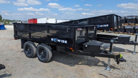 New 2025 BWise 6x10 Deckover Dump Trailer w/ Drop Sides!!!