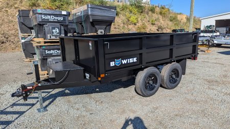 New 2025 BWise 6x10 Deckover Dump Trailer w/ Drop Sides!!!