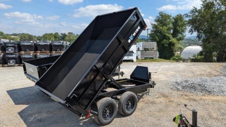 New 2025 BWise 6x10 Deckover Dump Trailer w/ Drop Sides!!!