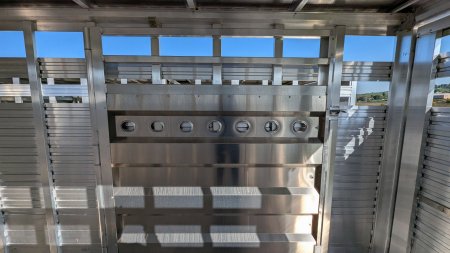 New 2024 EBY Maverick LS 16' Bumper Pull Aluminum Stock Trailer (7' H)