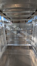 New 2024 EBY Maverick LS 16' Bumper Pull Aluminum Stock Trailer (7' H)