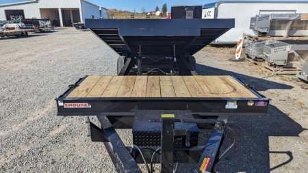 New 2025 CAM Superline 24' (4 + 20) HD Deckover POWER Split Tilt Trailer