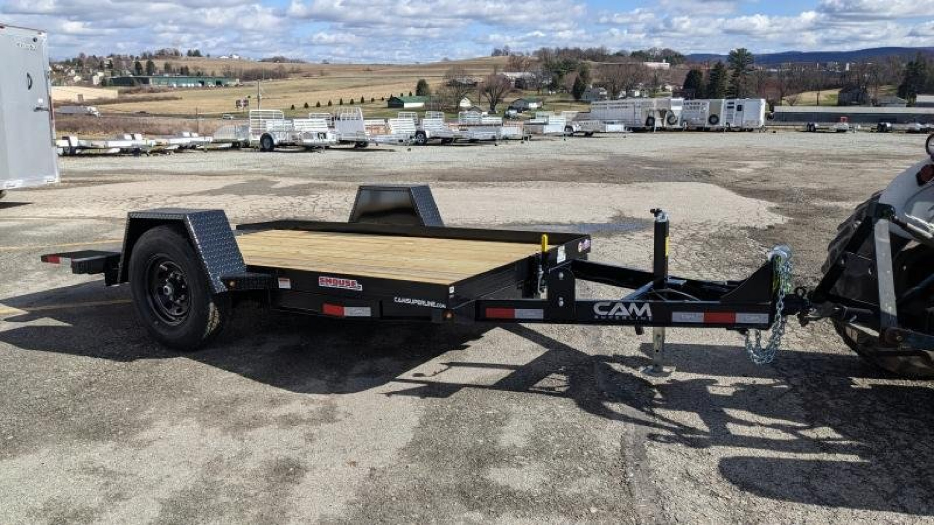 New 2025 CAM Superline 6x12 Single Axle Tilt Trailer