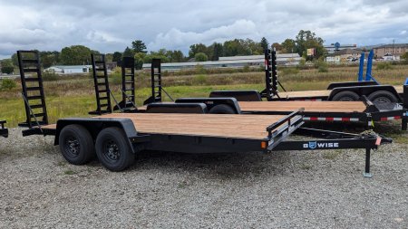 New 2025 BWise 16' Light Duty Equipment Hauler w/ 5' Ladder Ramps