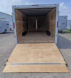 New 2025 Homesteader 8.5 x 20 Intrepid V-Nose Car Hauler w/ Ramp Door