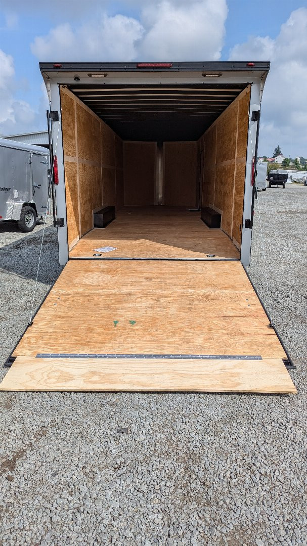 New 2025 Homesteader 8.5 x 28 HD SERIES Intrepid Car Hauler w/ Ramp (14K GVW