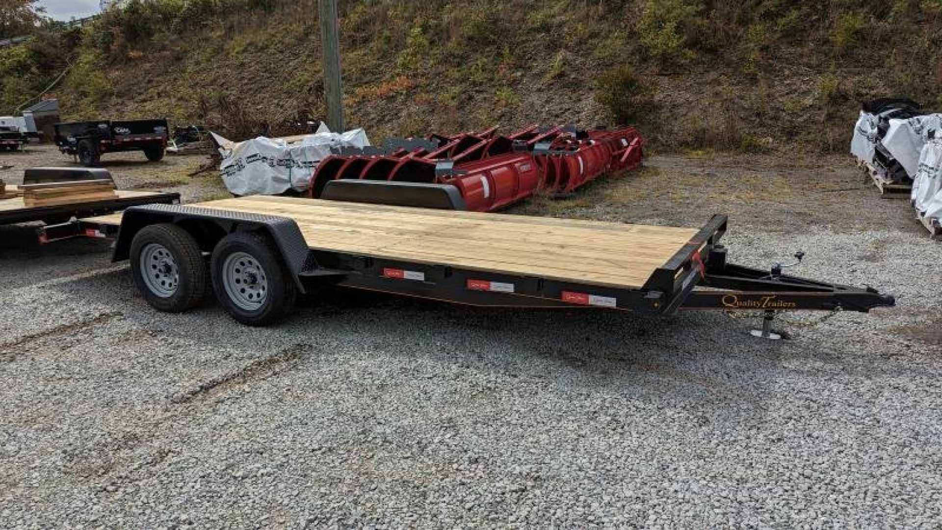 New 2025 Quality 18' General Duty Car Hauler w/ 2' Dove