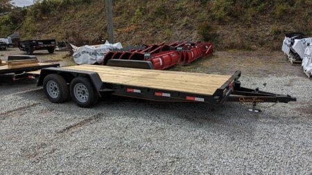 New 2025 Quality 18' General Duty Car Hauler w/ 2' Dove
