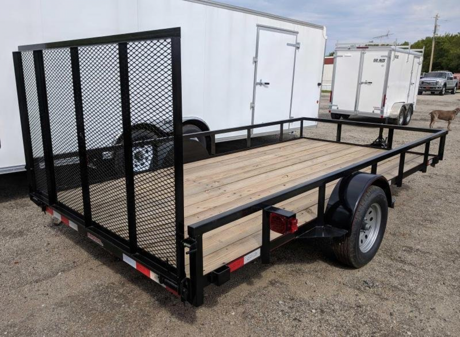 New 2025 Quailty 6x14 PRO Utility Trailer w/ Spring Assist Gate