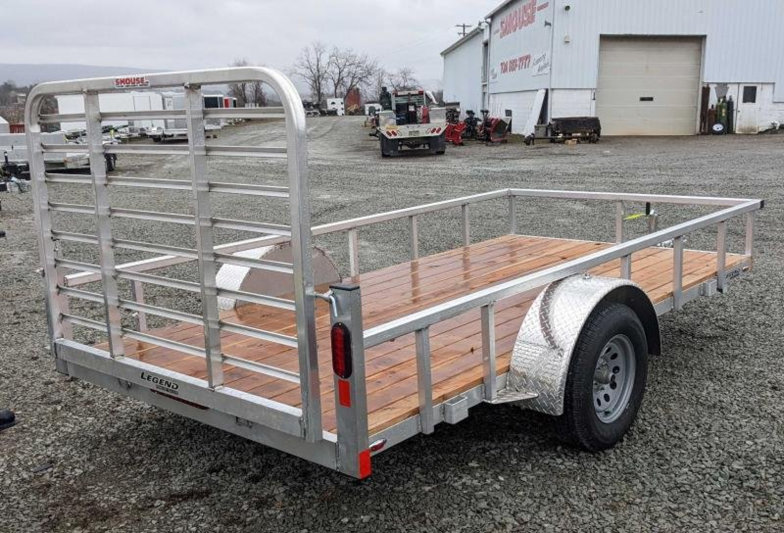 New 2025 Legend 6x12 Open Deluxe Aluminum Trailer
