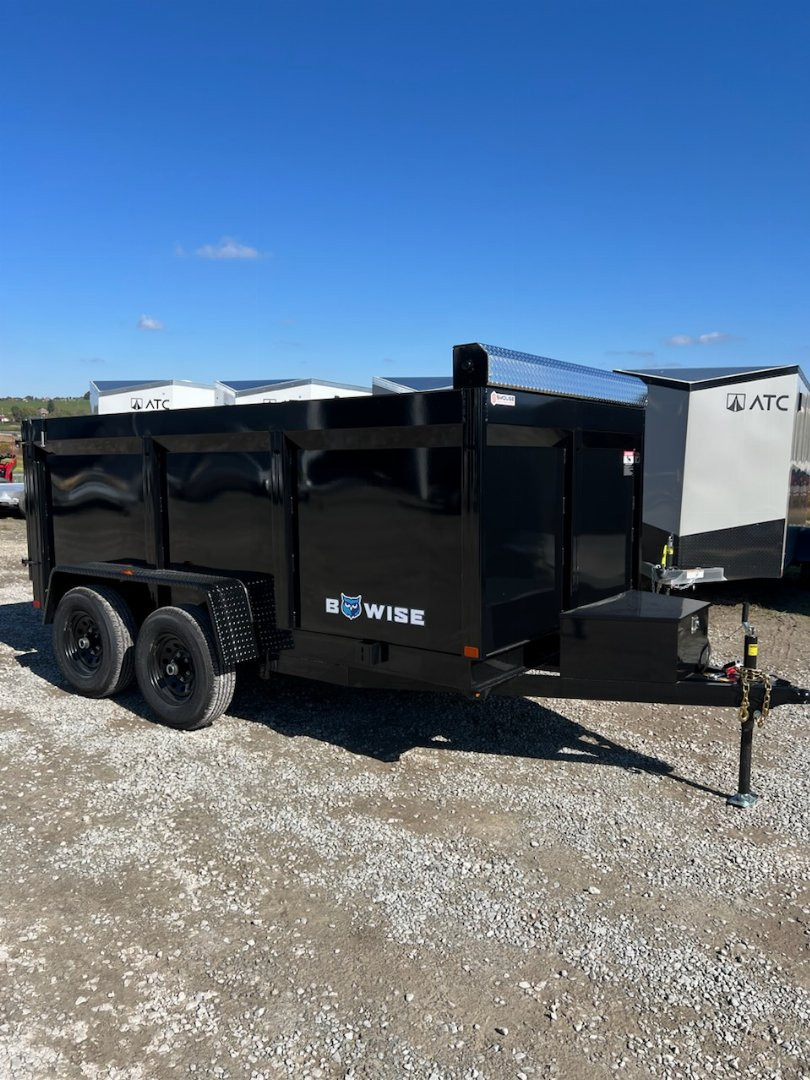 New 2025 BWise 6x12 Lo Pro Dump w/44" High Sides & TARP KIT