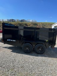 New 2025 BWise 6x12 Lo Pro Dump w/44" High Sides & TARP KIT
