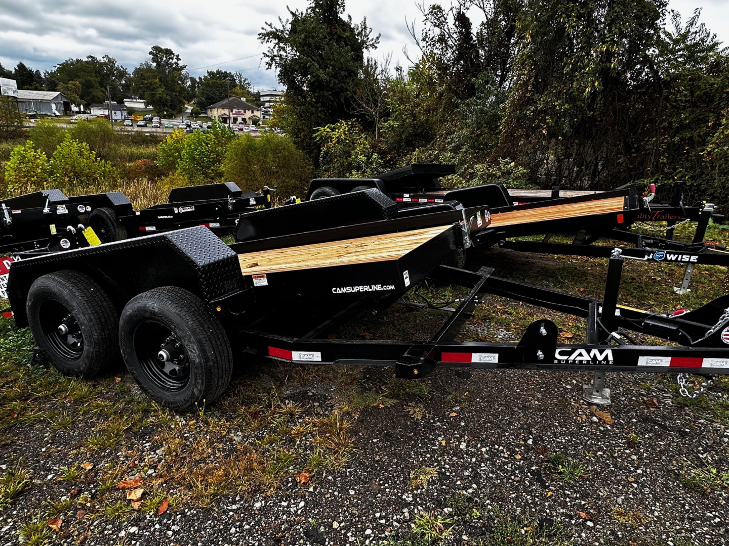 New 2025 CAM 7x12 Tandem Axle Tilt Trailer (PRICE DROP!!)