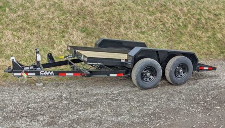 New 2025 CAM 7x12 Tandem Axle Tilt Trailer
