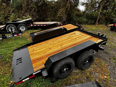 New 2025 CAM 7x12 Tandem Axle Tilt Trailer (PRICE DROP!!)