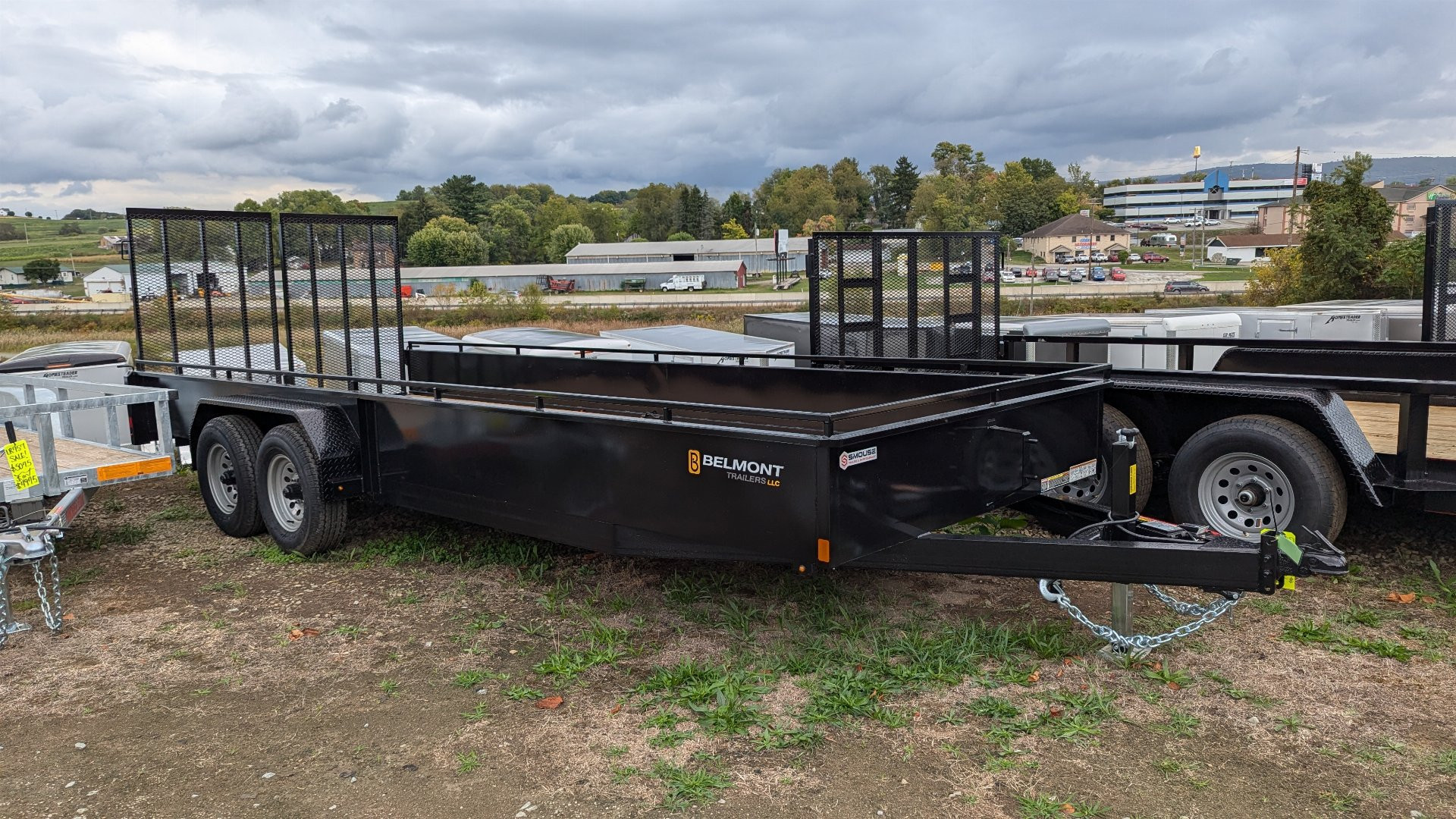 New 2024 Belmont 7x20 HD Solid Side Utility Trailer