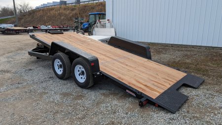 New 2025 BWise 18' Lo Pro POWER Full Tilt Trailer