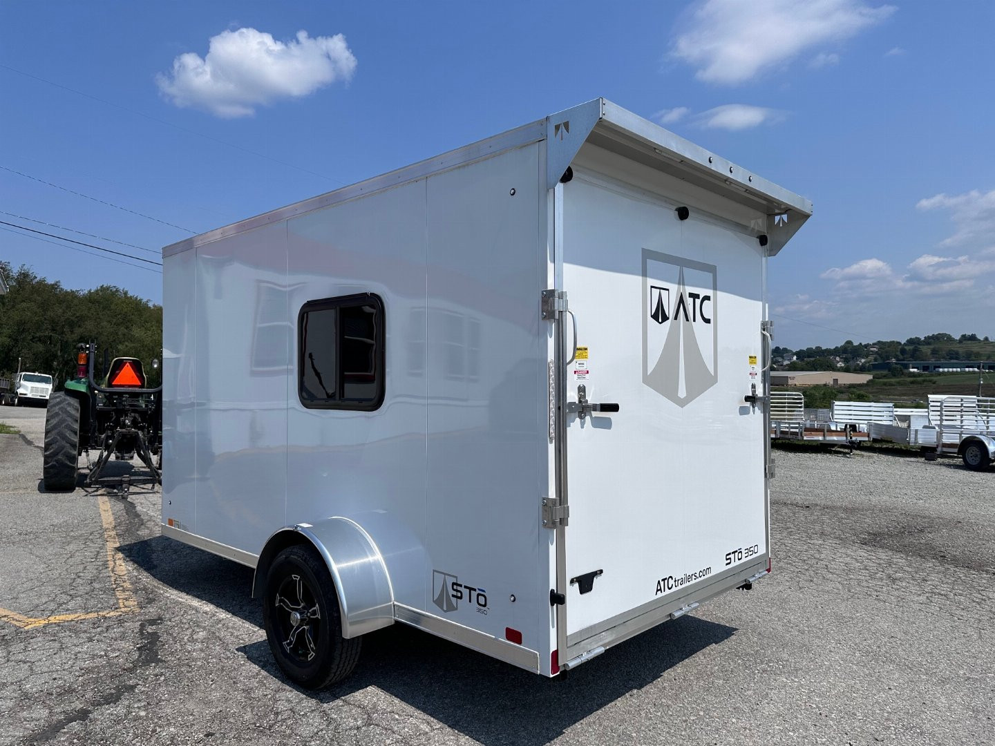New 2024 ATC 6'5" x 12 "Adventure" STo 350 Aluminum Cargo Trailer