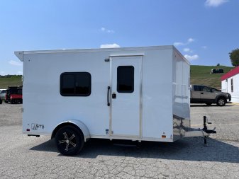 New 2024 ATC 6'5" x 12 "Adventure" STo 350 Aluminum Cargo Trailer