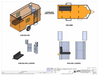 New 2024 ATC 6'5" x 12 "Adventure" STo 350 Aluminum Cargo Trailer
