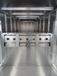 New 2024 EBY Maverick "Freedom" 20' Gooseneck Aluminum Stock Trailer