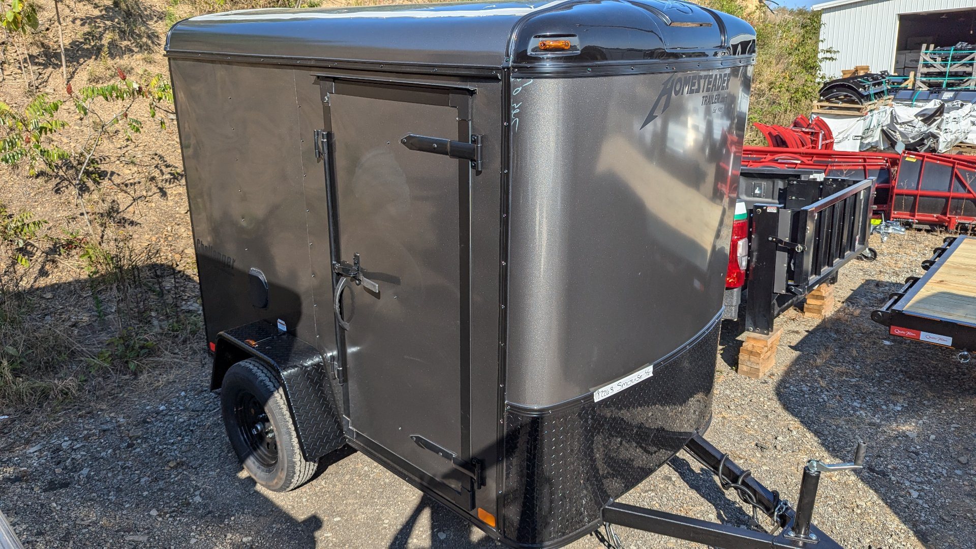 New 2025 Homesteader 5x8 Challenger Cargo Trailer w/ Ramp Door