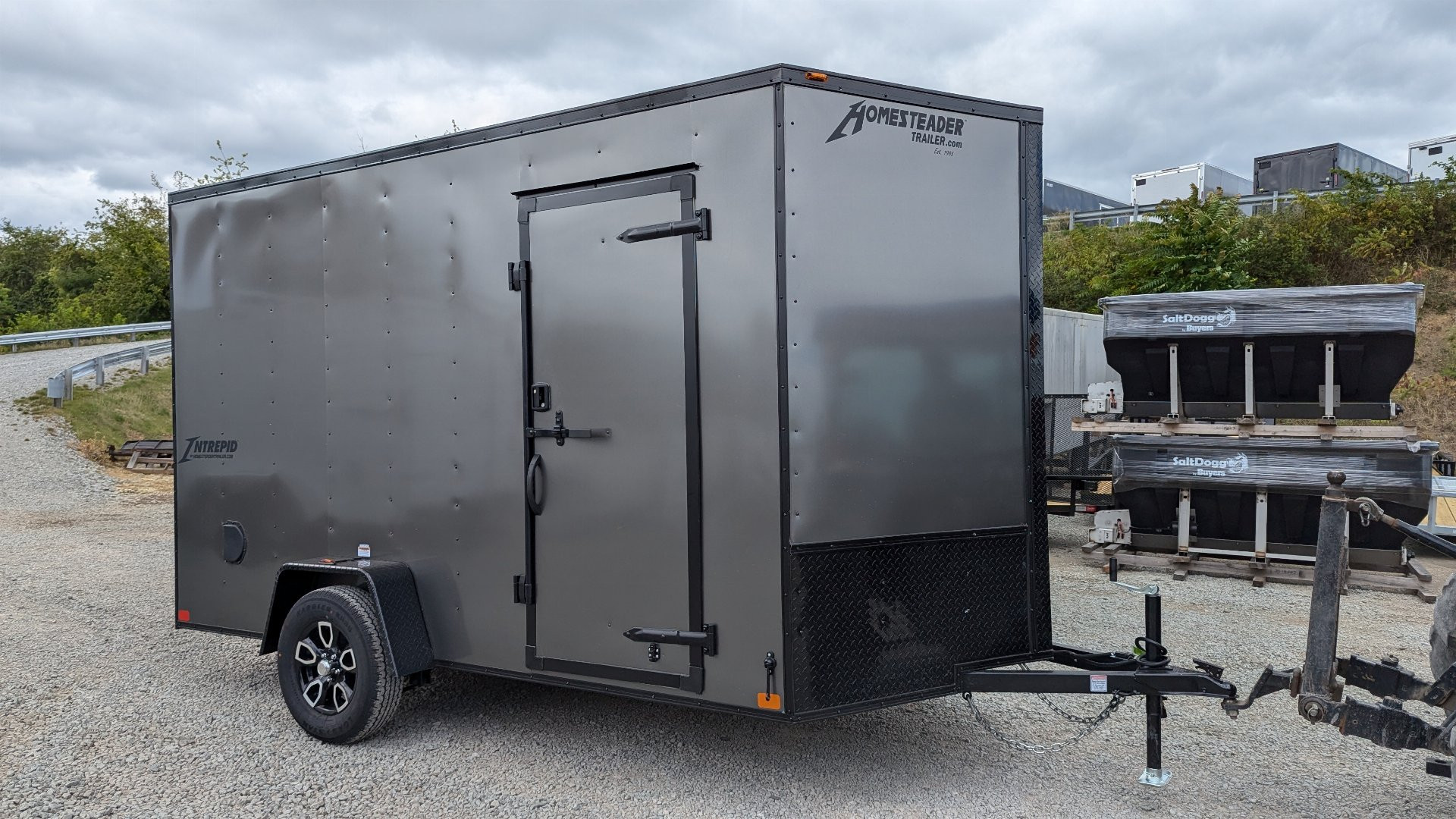 New 2025 Homesteader 7x12 Intrepid V-Nose Cargo Trailer w/ Ramp