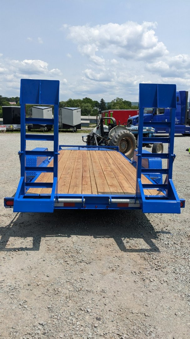 New 2025 BWise 20' HD Lo Pro Equipment Hauler w/ 5' Ladder Ramps