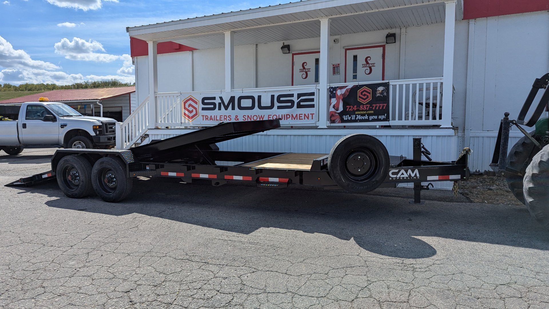 New 2025 CAM SUPERLINE 22' (4+18) HD "BEAST" Lo Pro Split Tilt Trailer