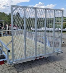 New 2025 Load Rite 6x14 ALL GALVANIZED Utility w/ Spring Assist Gate