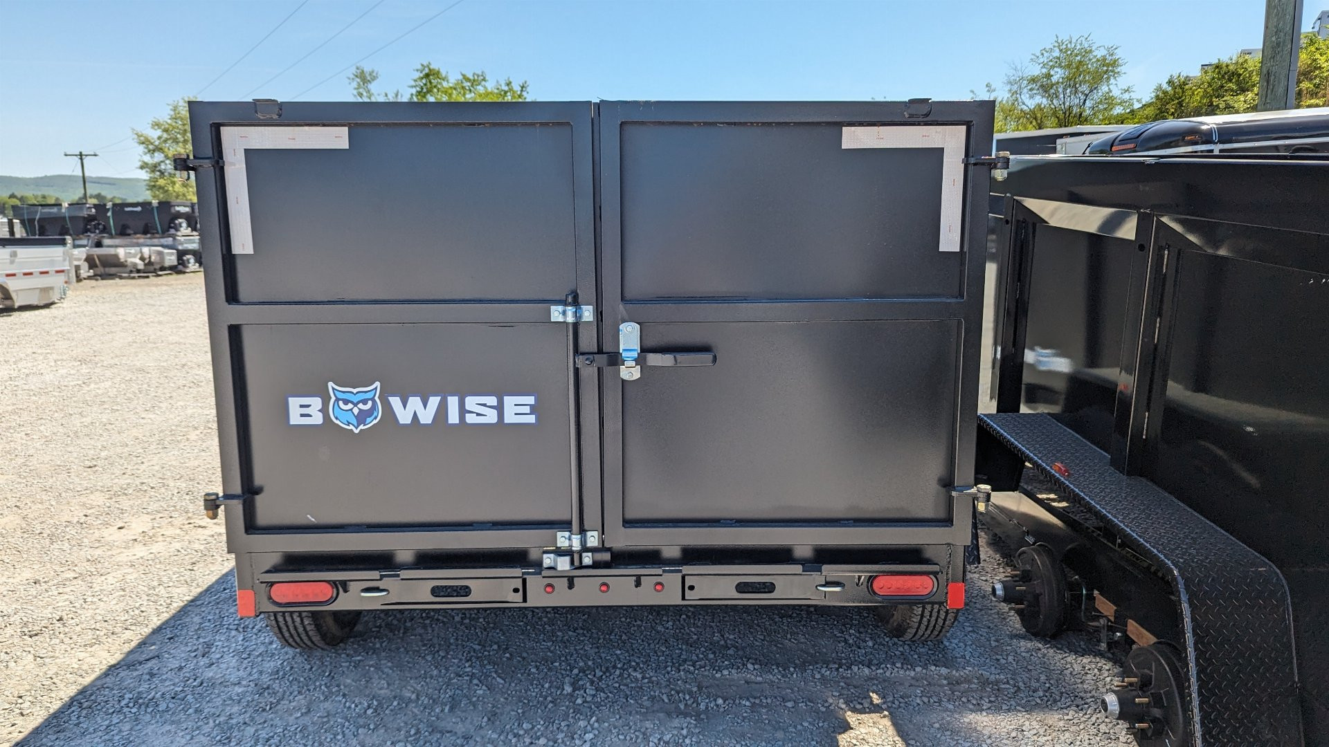 New 2025 BWise 6x12 Lo Pro Equipment Dump w/44" High Sides