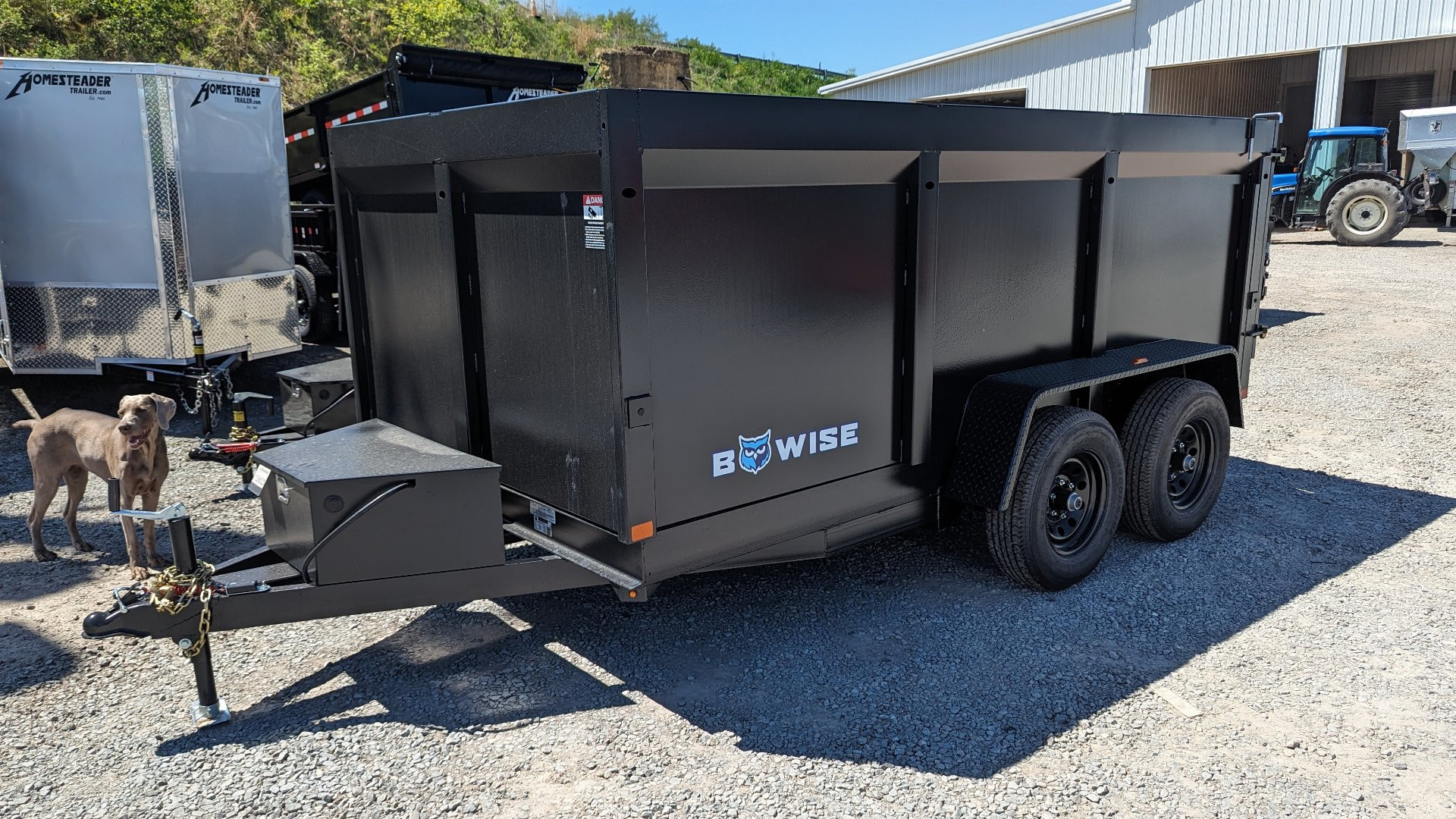 New 2025 BWise 6x12 Lo Pro Equipment Dump w/44" High Sides