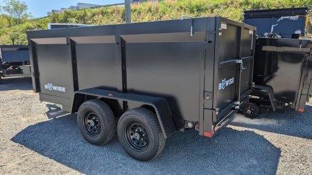 New 2025 BWise 6x12 Lo Pro Equipment Dump w/44" High Sides