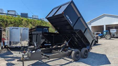 New 2025 BWise 6x12 Lo Pro Equipment Dump w/44" High Sides