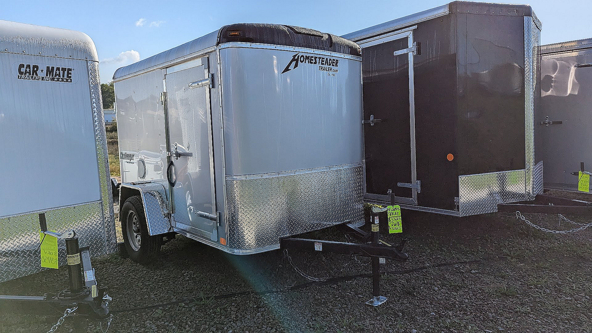 New 2025 Homesteader 5x8 Challenger Cargo Trailer w/ Single Barn Door