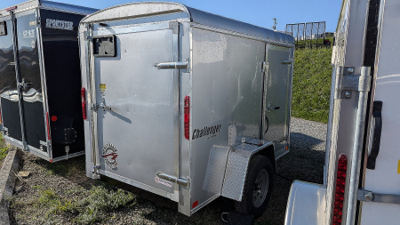 New 2025 Homesteader 5x8 Challenger Cargo Trailer w/ Single Barn Door