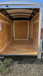 New 2025 Homesteader 5x8 Challenger Cargo Trailer w/ Single Barn Door