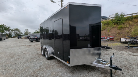 New 2025 Legend 7.5 x 14 + 2' V Thunder V-Nose Enclosed Cargo Trailer w/ Ramp (84" INSIDE!!!)(PRICE DROP!!)