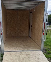 New 2025 LEGEND 6x12 + 1' V Thunder V-Nose Cargo Trailer w/ Ramp