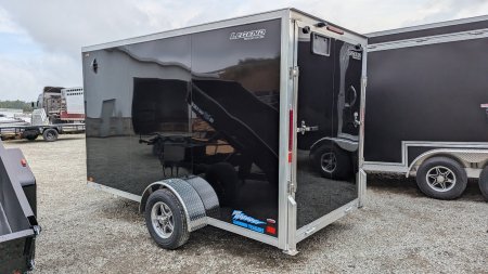 New 2025 LEGEND 6x12 + 1' V Thunder V-Nose Cargo Trailer w/ Ramp