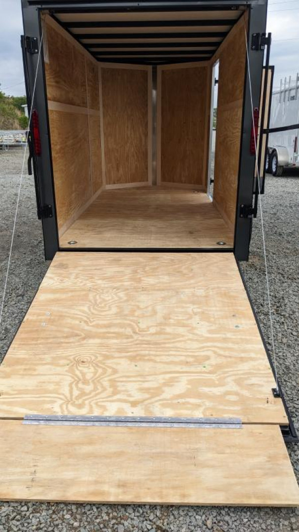 New 2025 Homesteader 6x12 Intrepid V-Nose Cargo Trailer w/ Ramp Door (.080 POLYCOR EXTERIOR!!!)